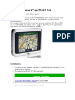 Instalar Garmin XT en WinCE 5
