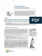 Formulación de Proyectos para To de Iniciativas Sociales