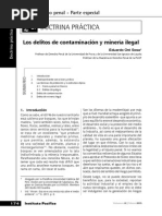 Contaminacion y Mineria Ilegal Actualidad Penal