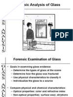 Glass Composition Types Fracture Patterns Sample Collection and Analysis