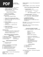 Medical Surgical Nursing Outline B - Joshua Diao