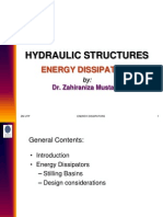 Hydraulic Structures Unit 7 - Energy Dissipators PDF