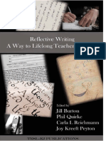 Reflective Writing A Way To Lifelong Teacher Learning