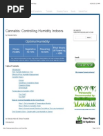 Cannabis: Controlling Humidity Indoors - Grow Weed Easy