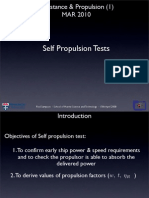 Lecture 14 - Self Propulsion Test