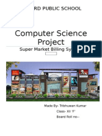 C++ Super Market Billing System