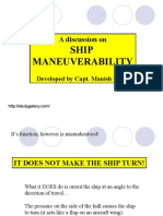 Ship Maneuverability