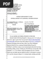 Ex Parte Application For TRO (Co v. Brilliant) With Tables