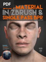 A Guide To Skin Material With ZBrush and Single Pass BPR PabloMunozG