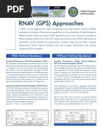 RNAV (GPS) Approaches: With Vertical Guidance Without Vertical Guidance