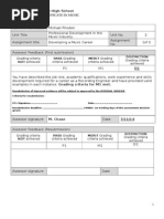 Pearson Btec Feedback Sheet Unit 2 Assignment 1&2 Michael Rhoden