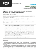 Remote Sensing: Figures of Merit For Indirect Time-of-Flight 3D Cameras: Definition and Experimental Evaluation