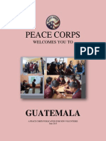 Peace Corps Guatemala Welcome Book 2015 June 