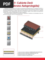 Cubierta DECK Con Membrana Autoprotegida