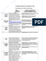 Science Pacing Guide For Organism Unit: Instructional Sequence and I-AIM Functions Template