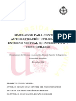 Simulador para Control y Automatizacion Utilizando Un Entorno Virtual 3D Interactivo y Configurab PDF