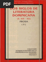 José Alcántara Almánzar - Dos Siglos de Literatura Dominicana - XIX-XX (Prosa II)