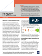 Ramping Up Results-Based Management in The Philippines