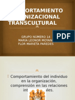 Comportamiento Organizacional Transcultural