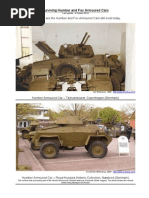 Surviving Humber Fox Armoured Cars