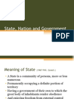 State, Nation and Government