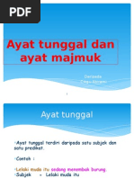 Ayat Tunggal Dan Ayat Majmuk