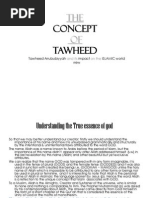 The Concept of Tawheed Tawheed Arrububiyyah and Its Impact On The Islamic Worldview