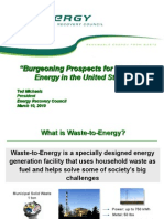 Prospects For Waste To Energy