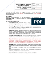 Procedimiento Peligros y Riesgos (GTC 45:2012)