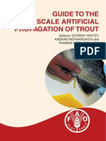 Guide To The Small Scale Artificial Propagation of Trout