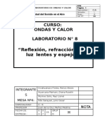 Informe Nro 8 Ondas y Calor - Luz