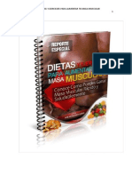 Reporte Gratis Dietas Especiales y Entrenamiento para Ganar Masa Muscular