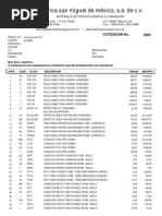 Cotizacion Electrica SN Miguel