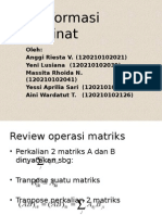 Transformasi Koordinat