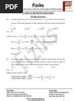 Classical - Mechanics - NET-JRF June 2011-Dec 2014