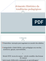 Desenvolvimento Histórico Da Didática e Tendências Pedagógicas