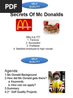 Secrets of MCdonalds