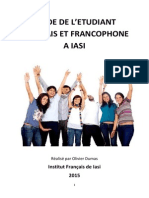 Guide de L'étudiant Français À Iasi