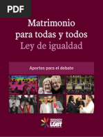 Trans Libro Matrimonio Igualitario