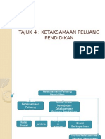 T 4 Ketaksamaan Peluang Pendidikan