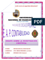 Ensayo Sobre La Investigacion Cientifica