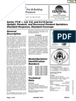 Series TY-B - 2.8, 5.6, and 8.0 K-Factor Upright, Pendent, and Recessed Pendent Sprinklers Standard Response, Standard Coverage