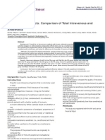 Post Operative Effects Comparison of Total Intravenous and Inhalational Anesthesia 2155 6148.1000287