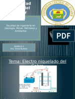 Electroniquelado Quìmica II UCE