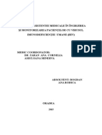 Rolul Asistentei Medicale În Îngrijirea I Monitorizarea Pacien Ilor Cu Virusul Imunodeficien Ei Umane