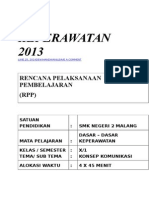 RPP Keperawatan 2013