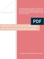 Clara Valenzuela Version Gratuita Manual Productos Capilares PDF