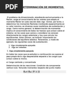 Determinación de Momentos Flectores