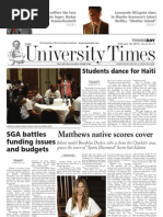 The University Times - February 18, 2010