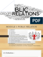 Module 1 Public Relation